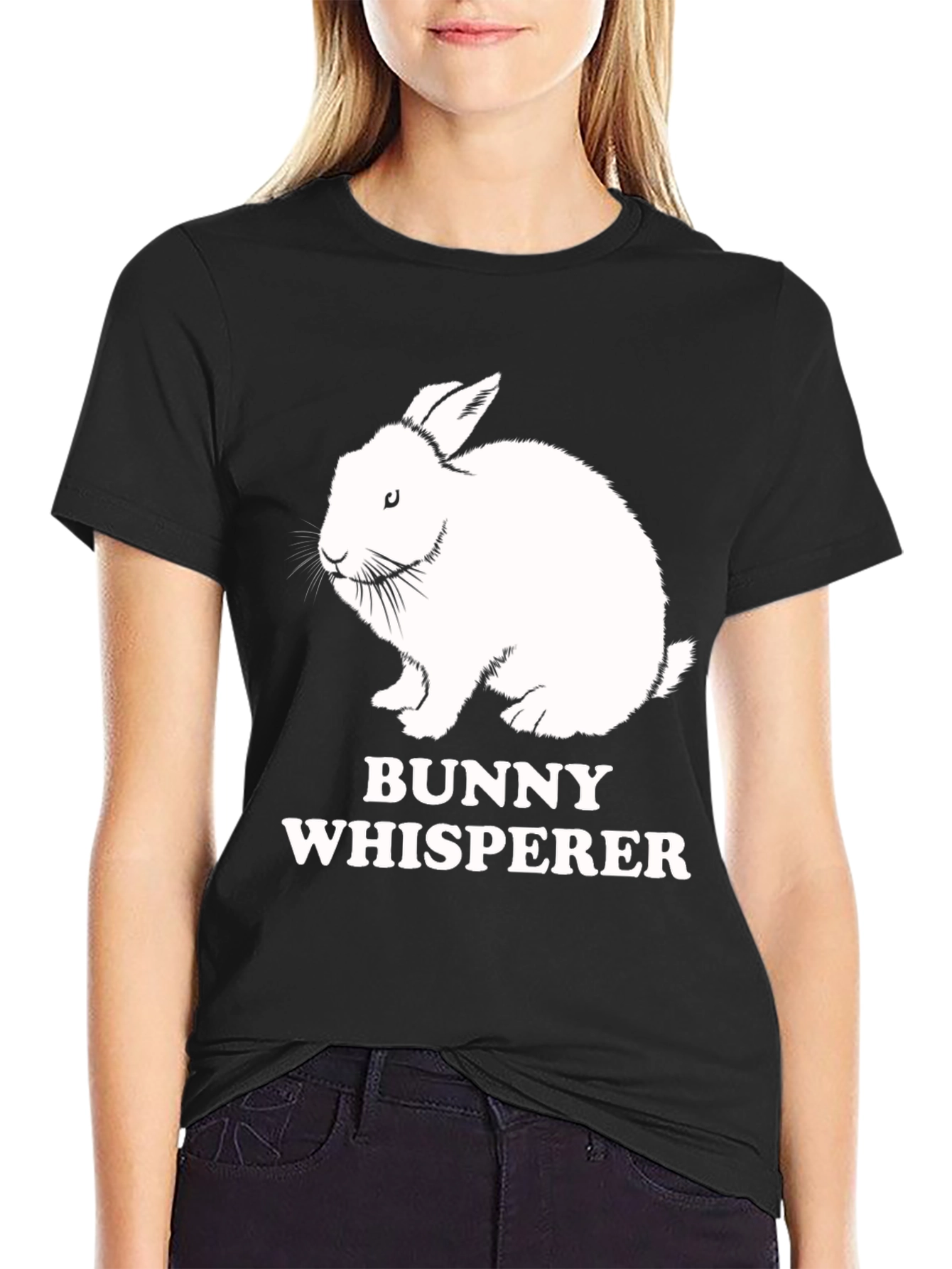 Bunny Whisperer Graphic Tee - Cute Rabbit T-Shirt