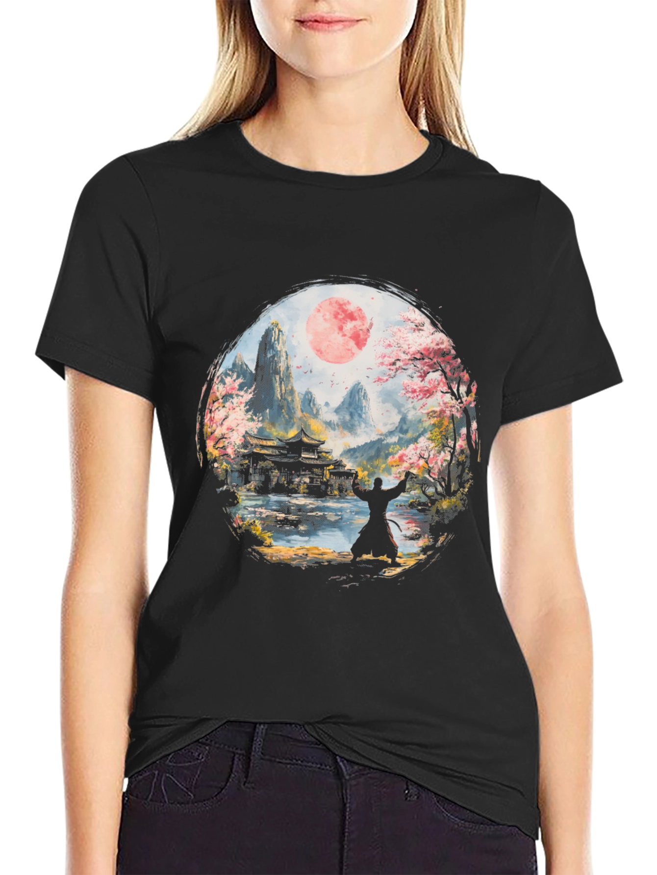 Samurai Warrior T-Shirt - Japanese Art Tee