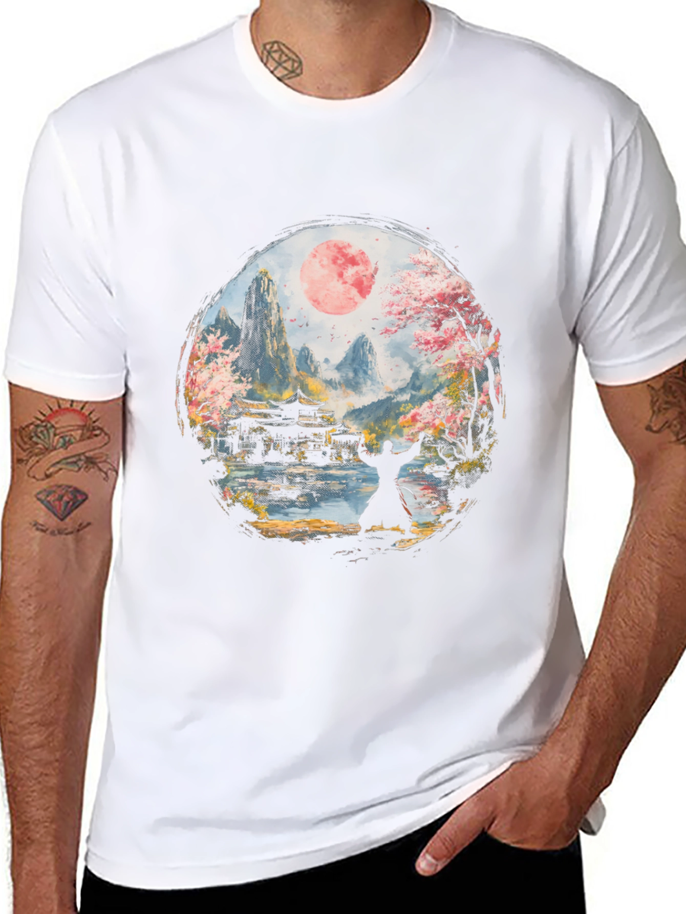 Samurai Warrior T-Shirt - Japanese Art Tee