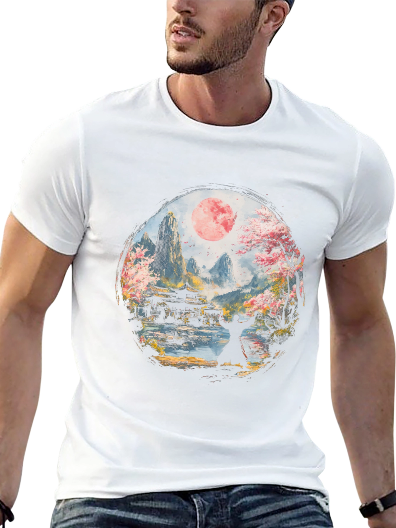 Samurai Warrior T-Shirt - Japanese Art Tee