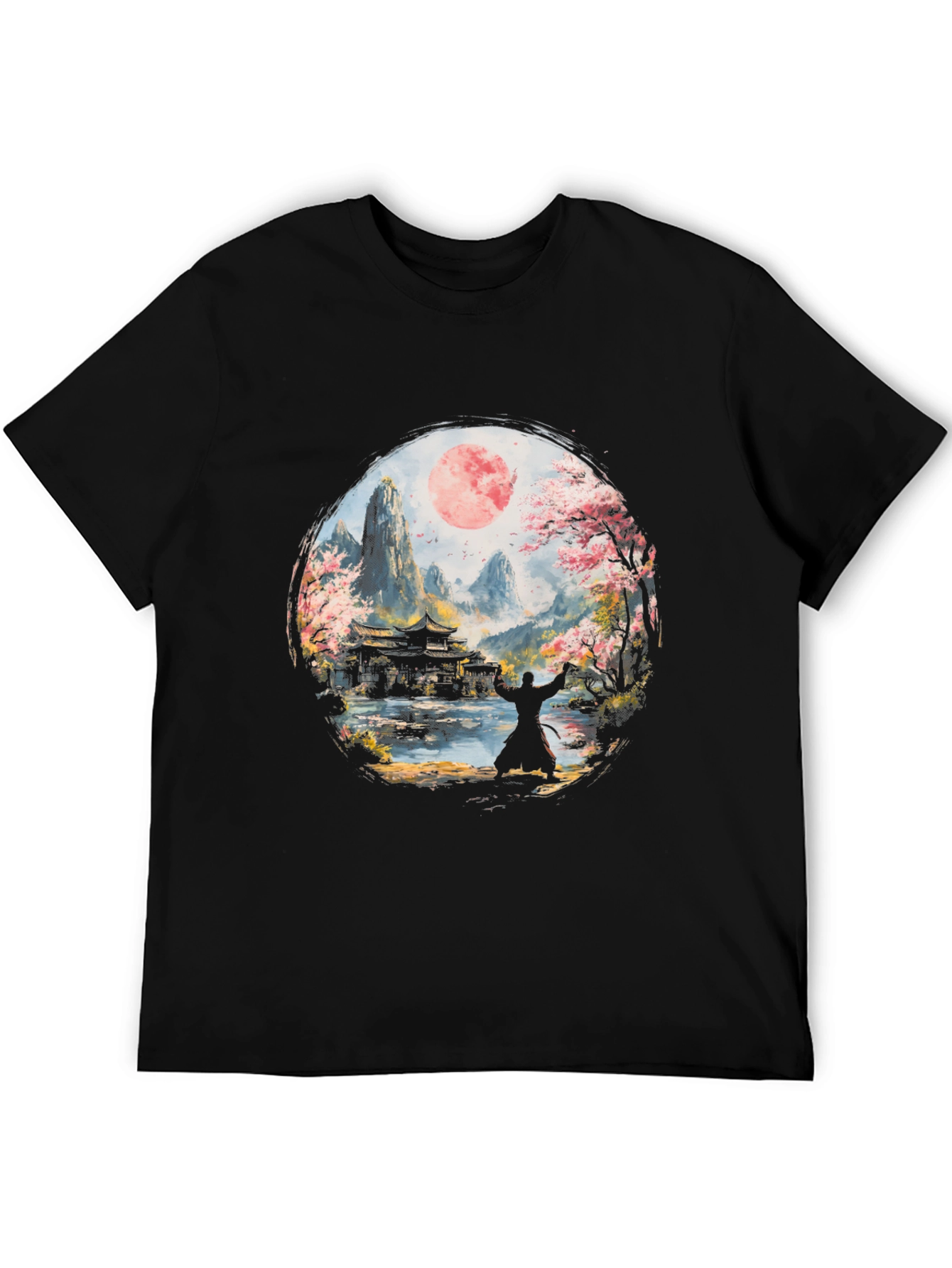 Samurai Warrior T-Shirt - Japanese Art Tee
