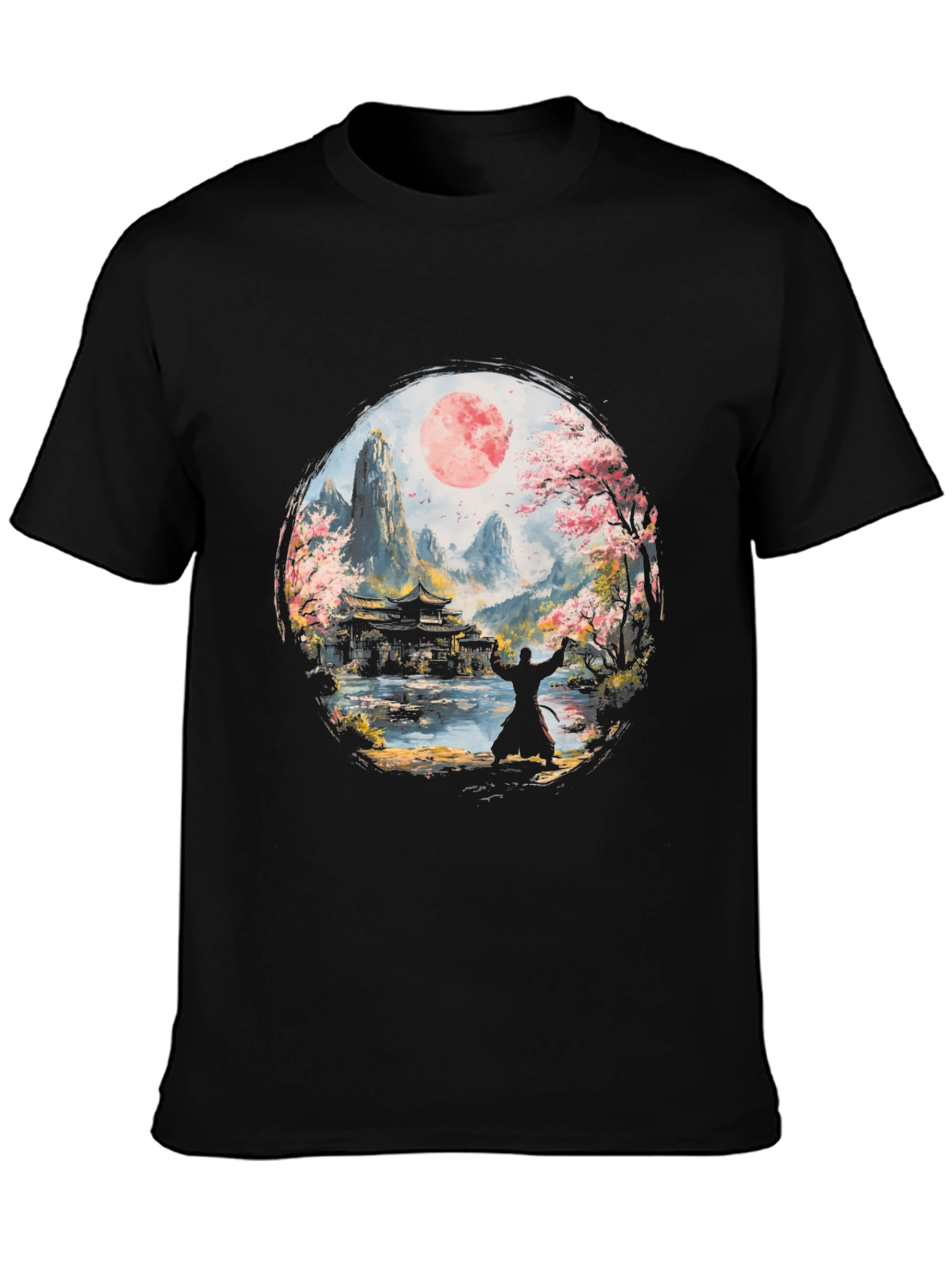 Samurai Warrior T-Shirt - Japanese Art Tee