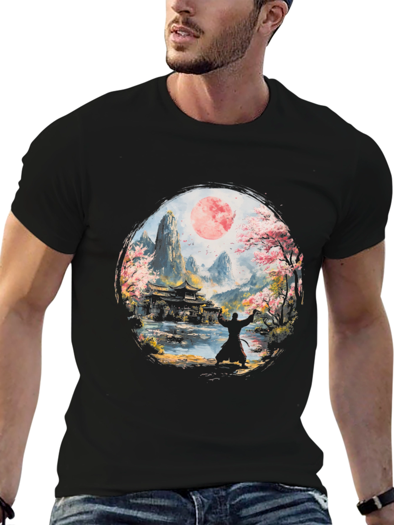 Samurai Warrior T-Shirt - Japanese Art Tee