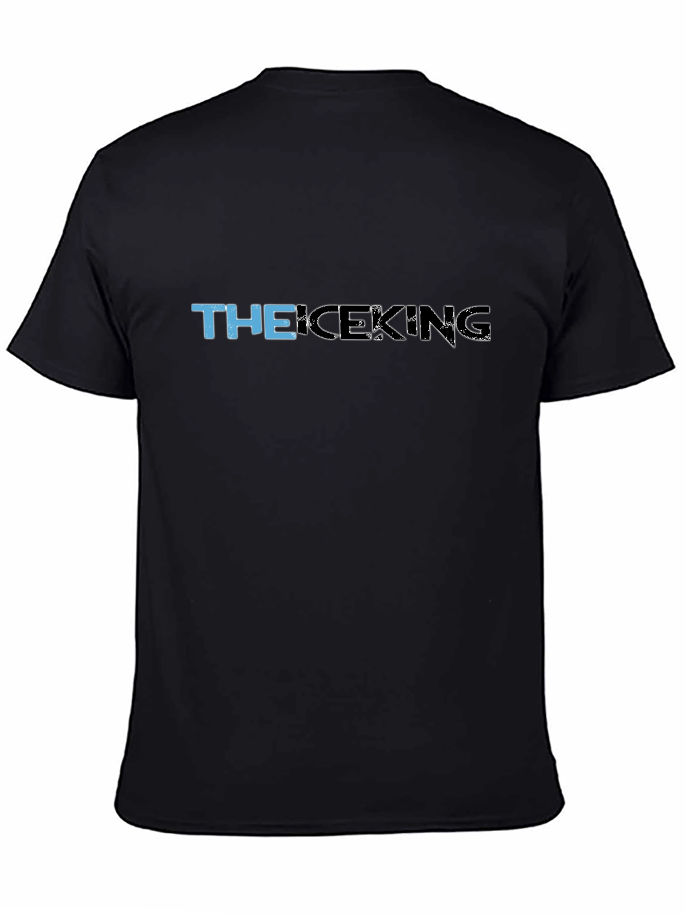 The Ice King Graphic Print Black T-Shirt