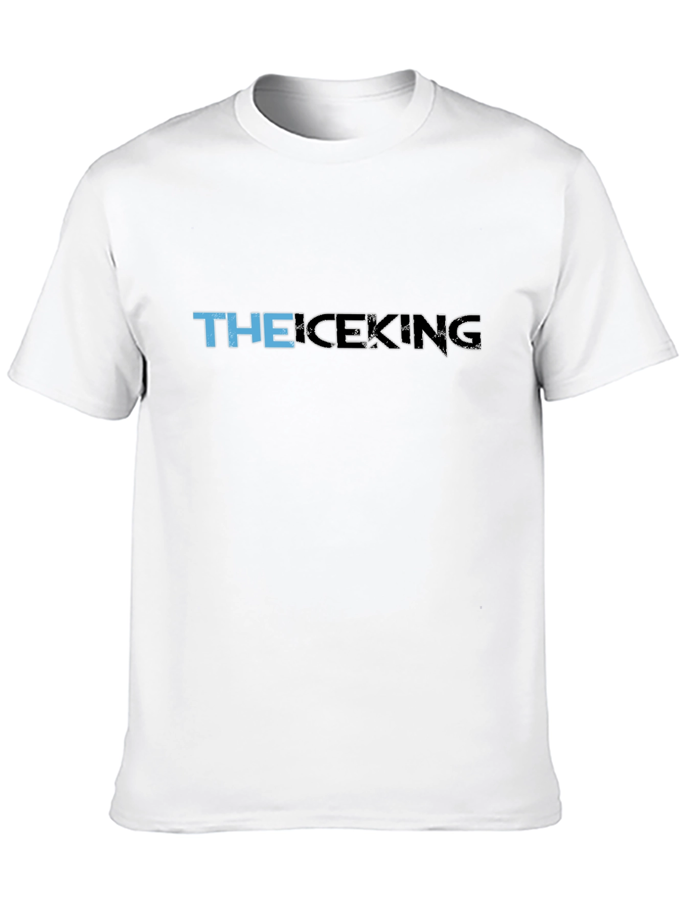 The Ice King Graphic Print Black T-Shirt