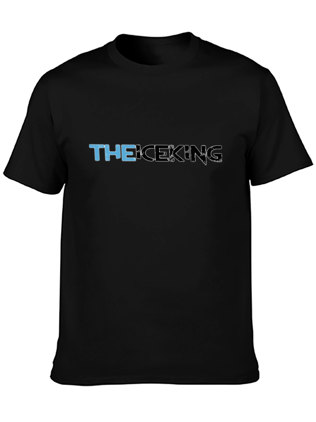 The Ice King Graphic Print Black T-Shirt