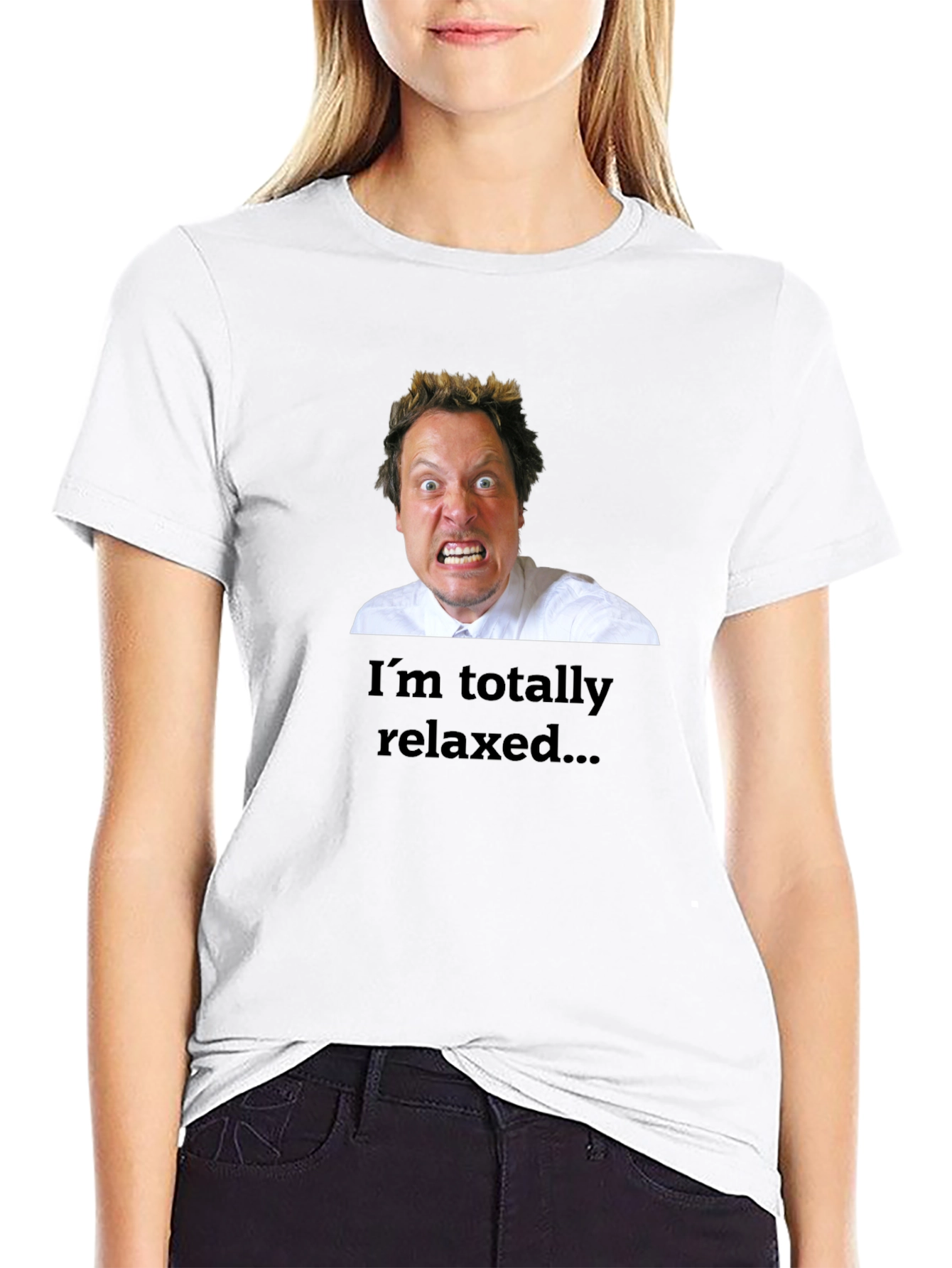 Funny Im Totally Relaxed Graphic Tee