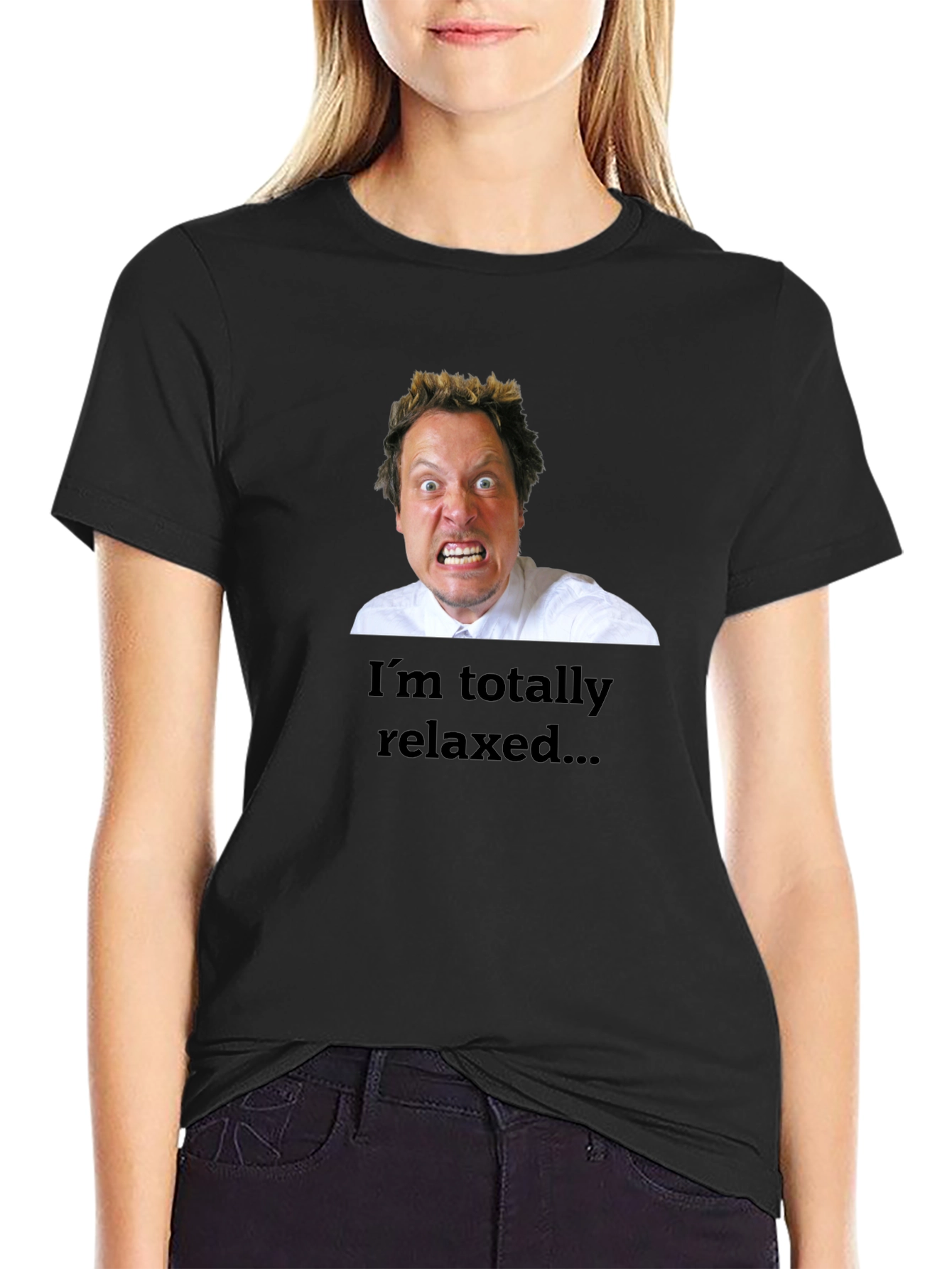 Funny Im Totally Relaxed Graphic Tee