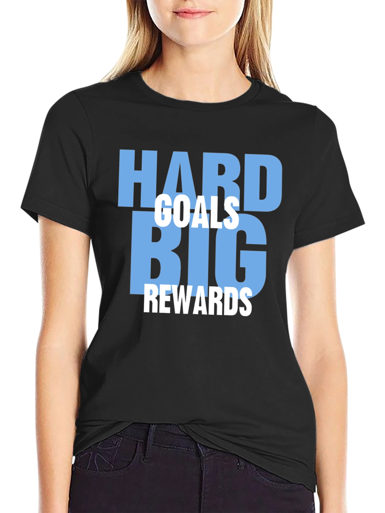 Motivational Hard Goals Big Rewards T-Shirt