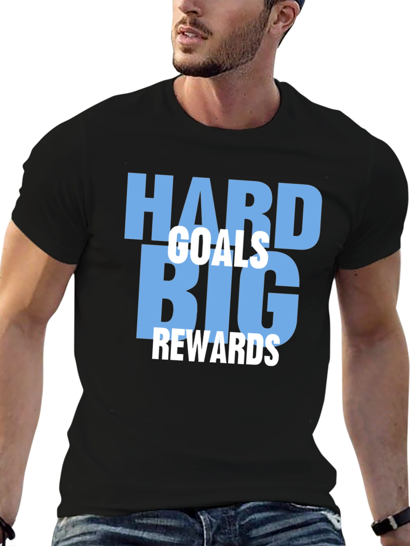 Motivational Hard Goals Big Rewards T-Shirt