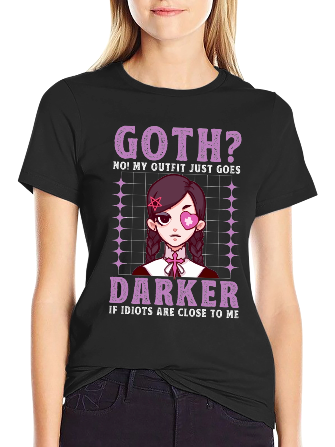Goth? Darker Humor Graphic T-Shirt