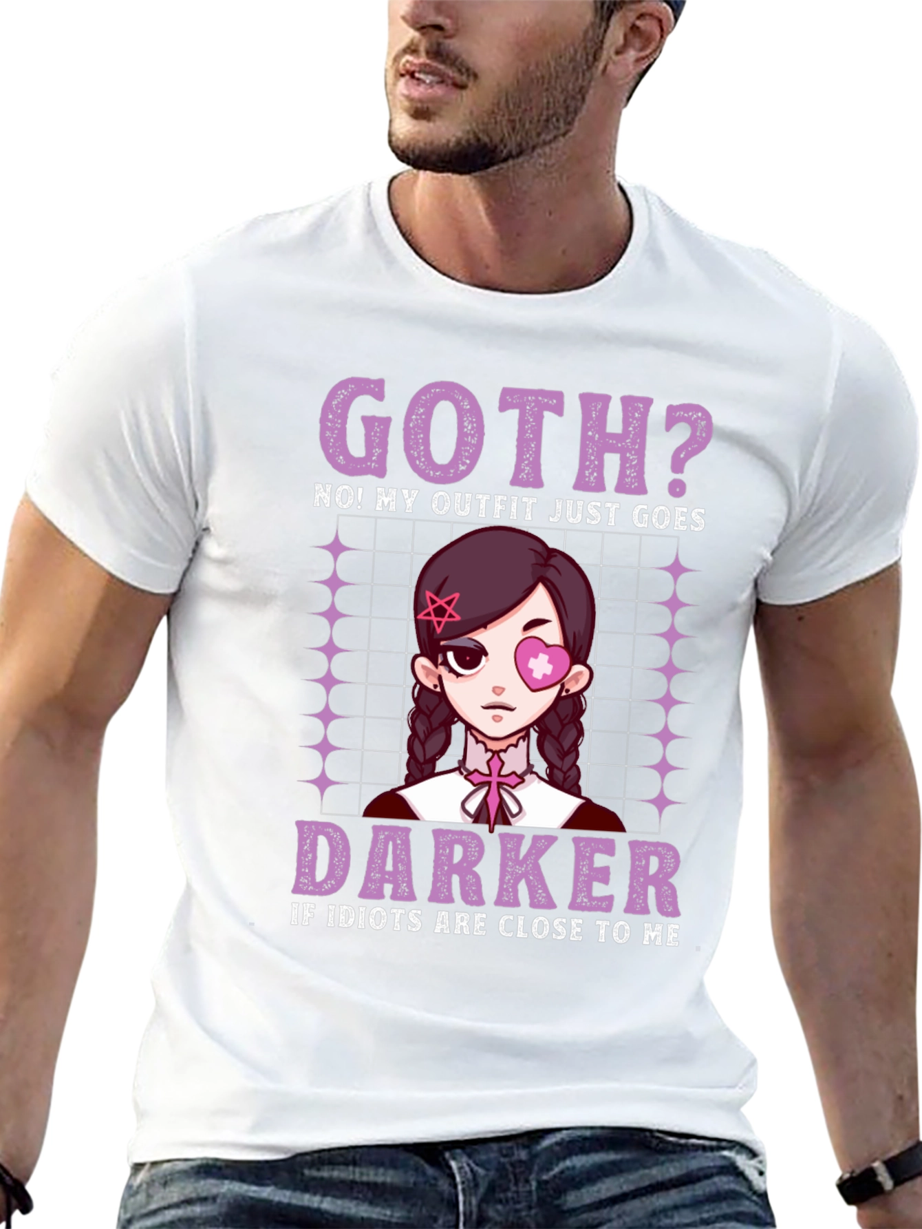 Goth? Darker Humor Graphic T-Shirt