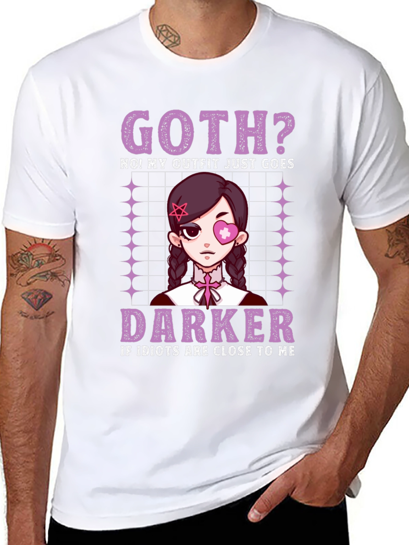 Goth? Darker Humor Graphic T-Shirt