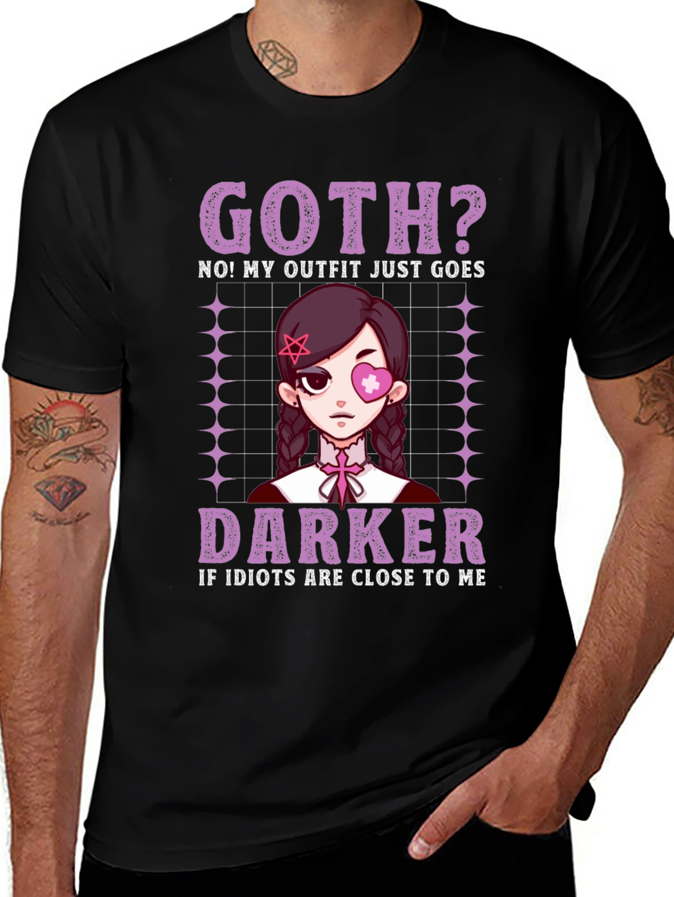 Goth? Darker Humor Graphic T-Shirt