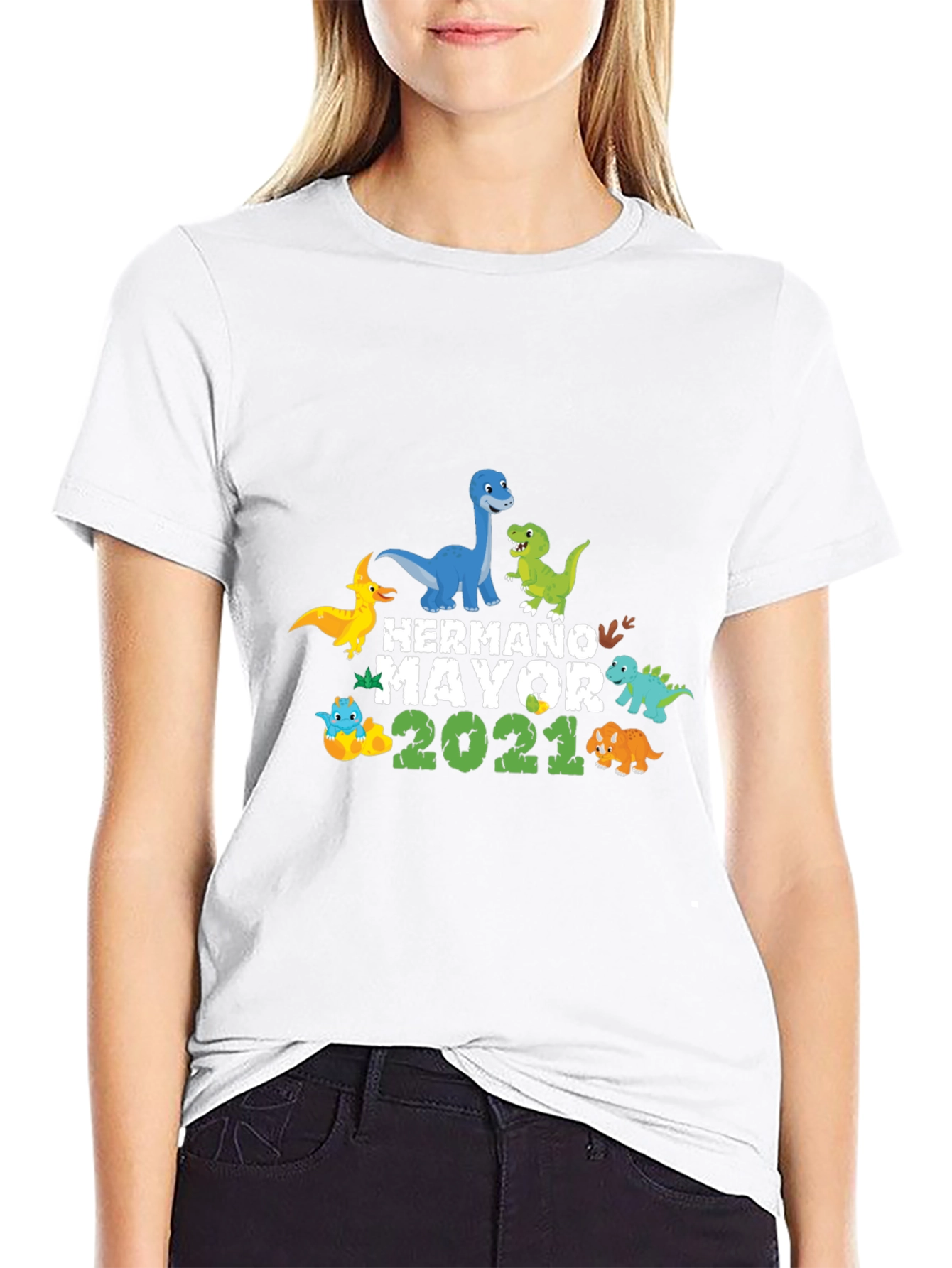 Hermano Mayor 2021 Dinosaur Graphic T-Shirt