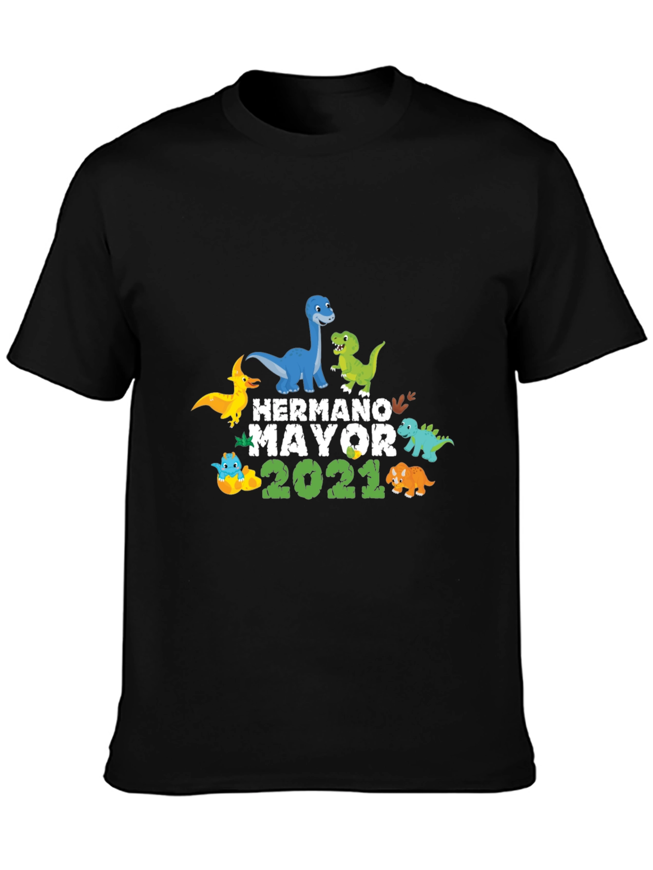 Hermano Mayor 2021 Dinosaur Graphic T-Shirt