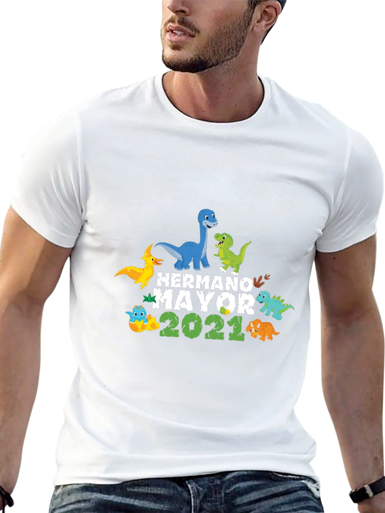 Hermano Mayor 2021 Dinosaur Graphic T-Shirt