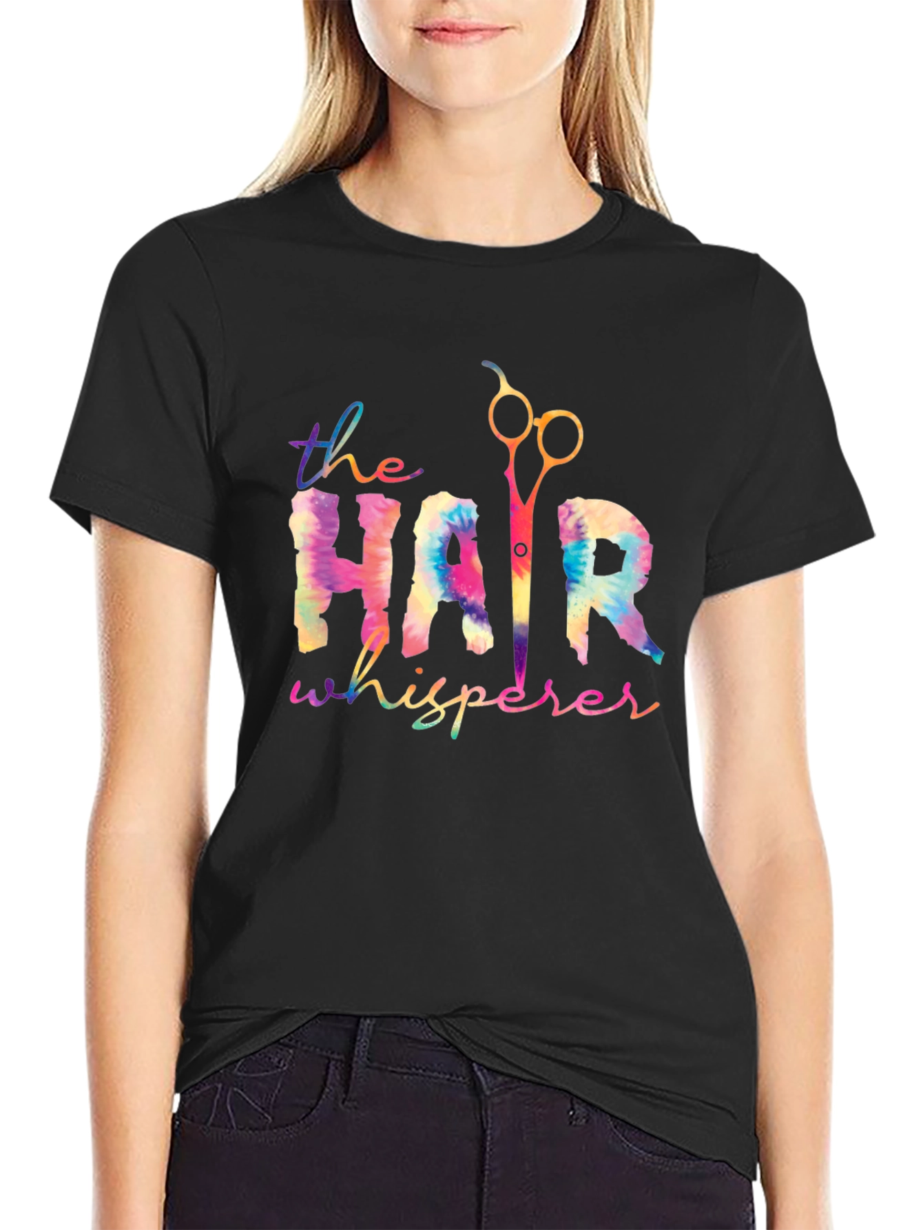 Hair Whisperer Tie Dye Graphic Tee