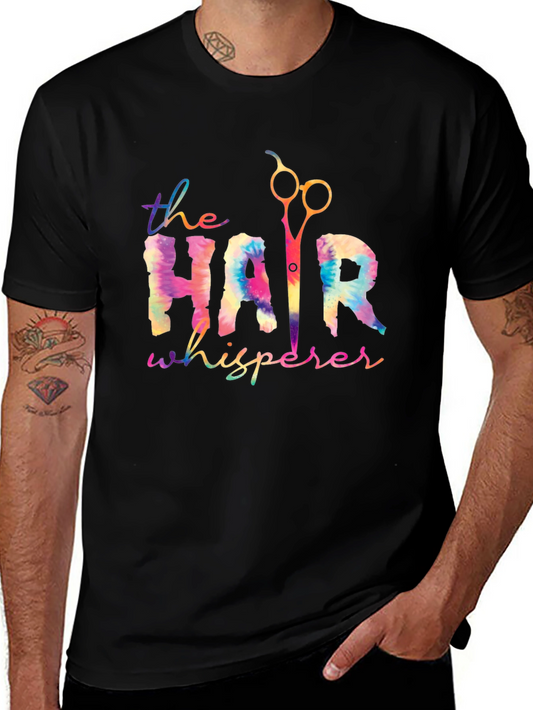Hair Whisperer Tie Dye Graphic Tee