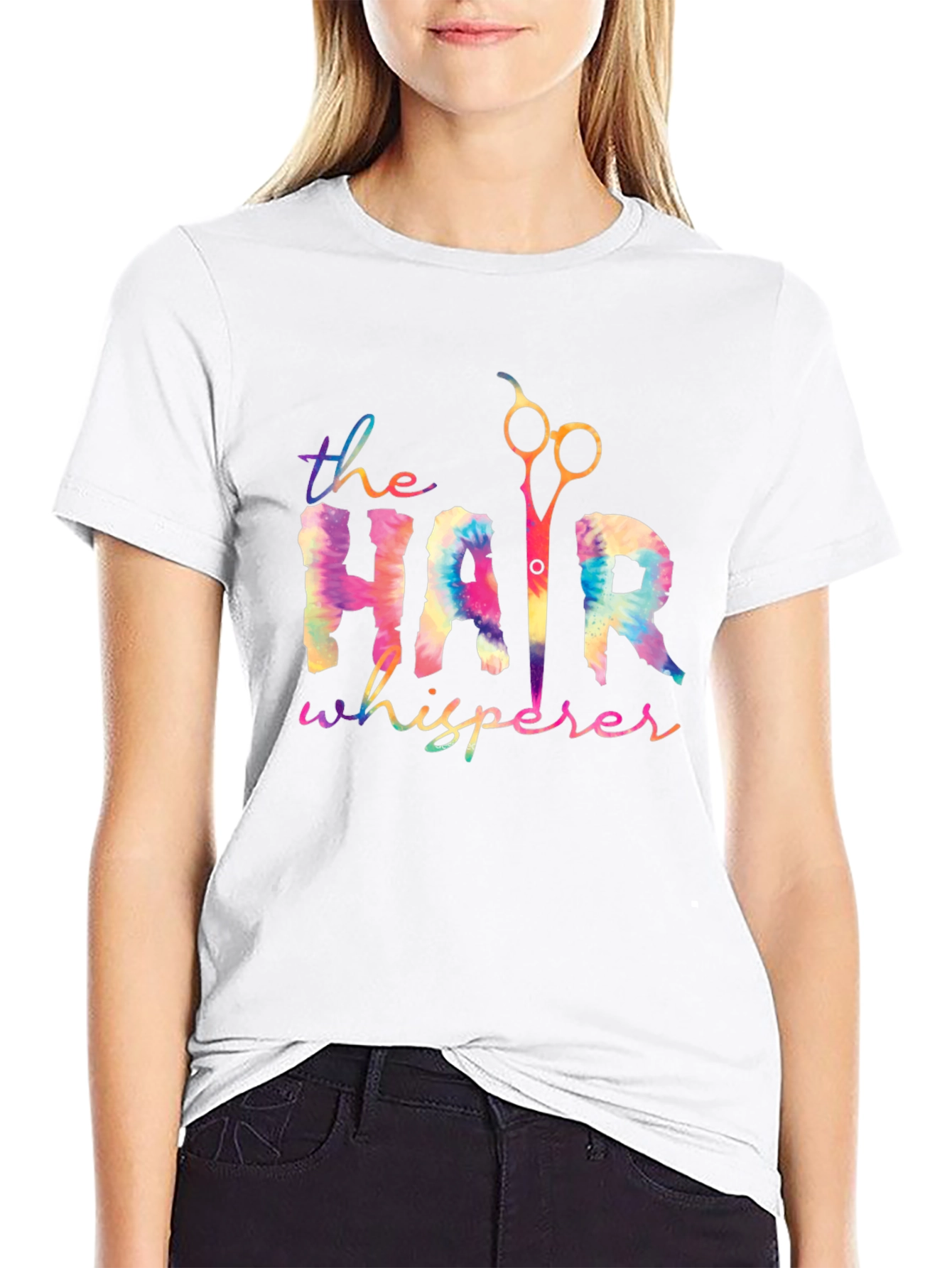 Hair Whisperer Tie Dye Graphic Tee