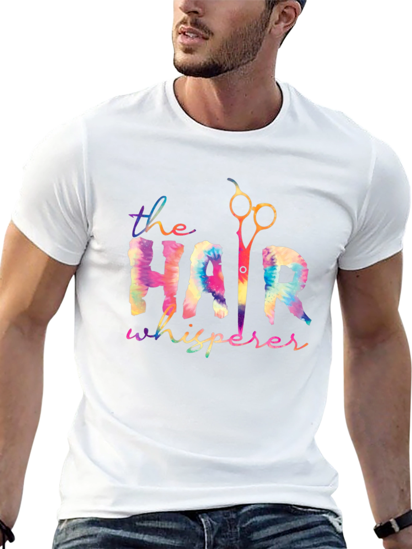 Hair Whisperer Tie Dye Graphic Tee