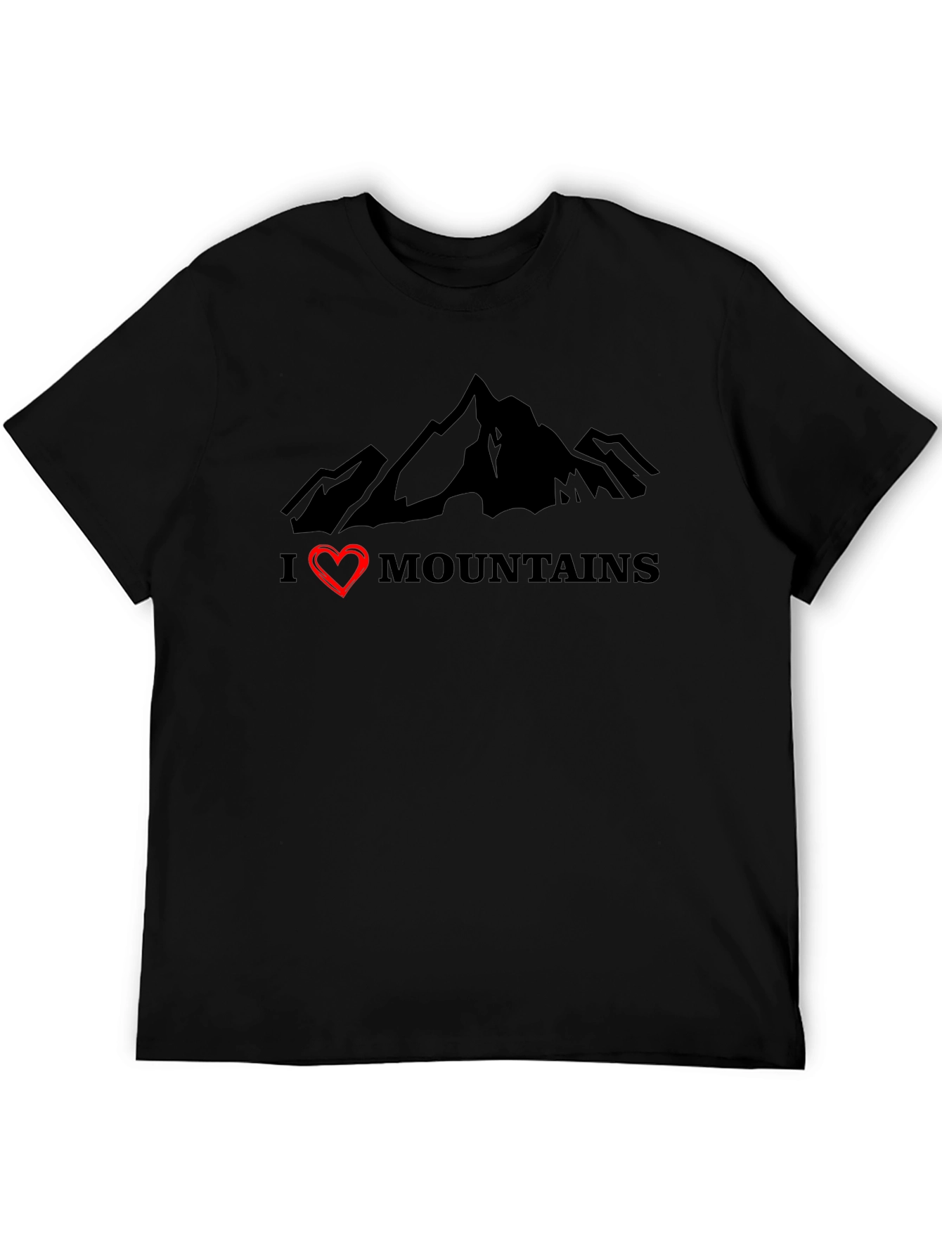 I Love Mountains Graphic T-Shirt