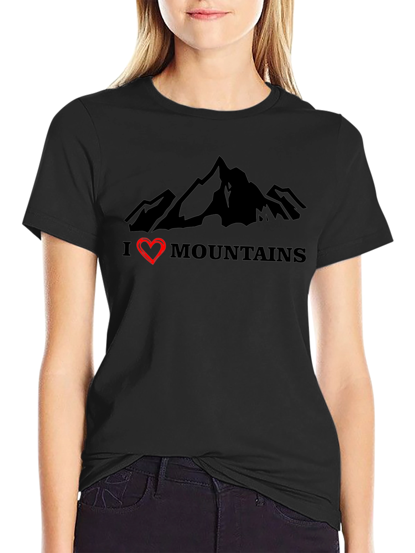 I Love Mountains Graphic T-Shirt