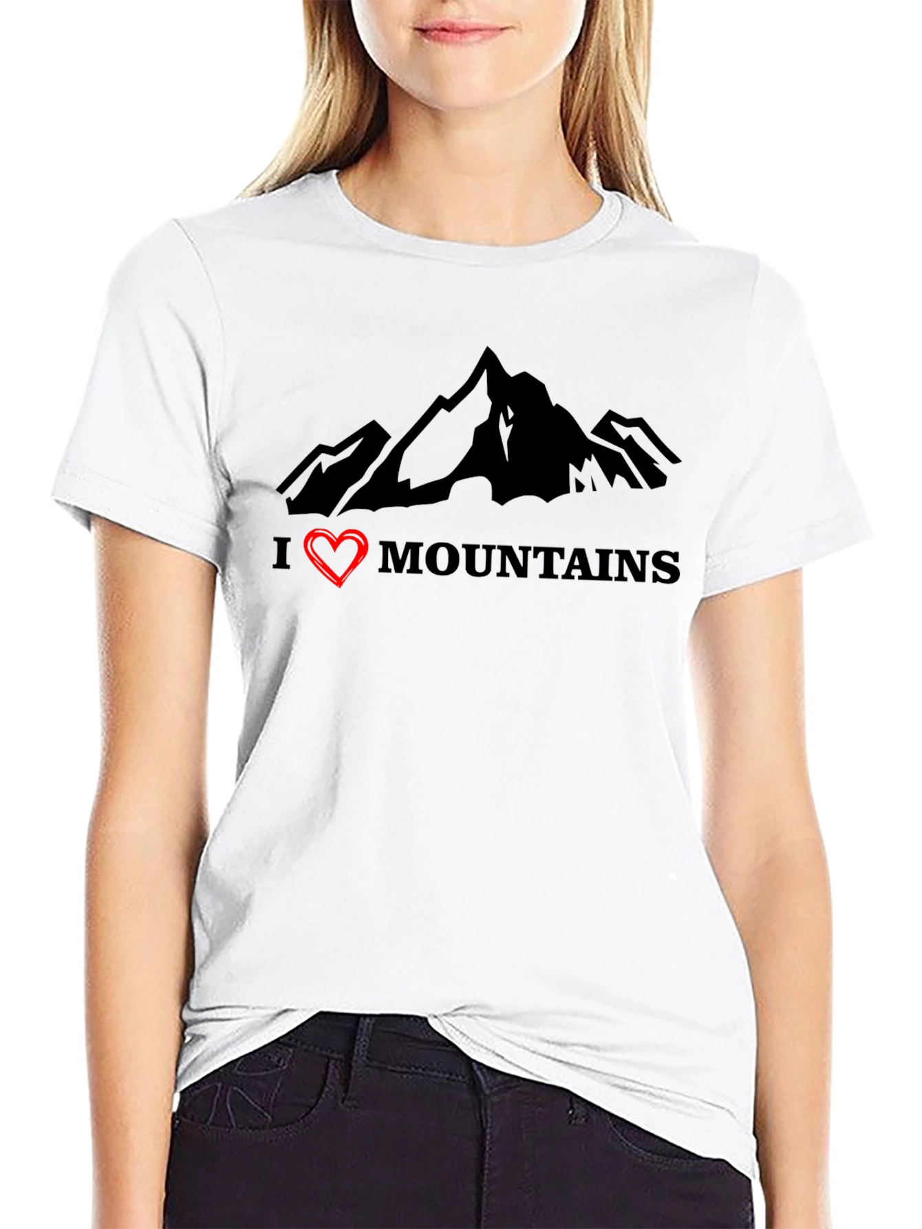 I Love Mountains Graphic T-Shirt