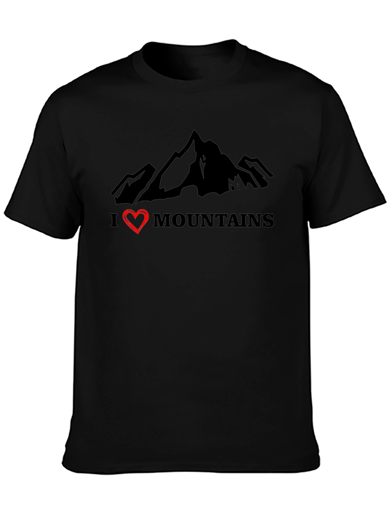 I Love Mountains Graphic T-Shirt