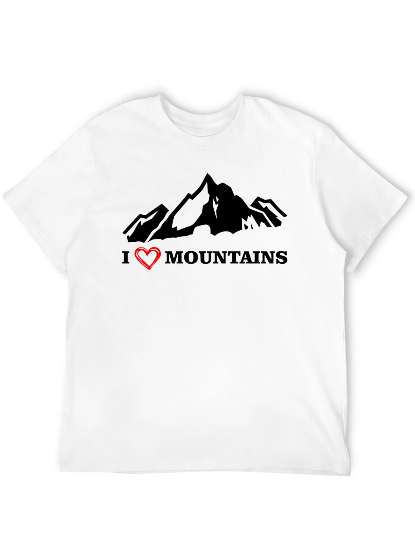 I Love Mountains Graphic T-Shirt