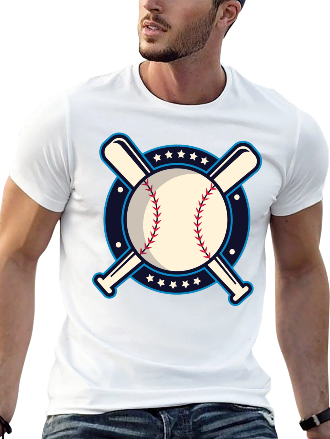 Baseball Bats & Ball Graphic Tee
