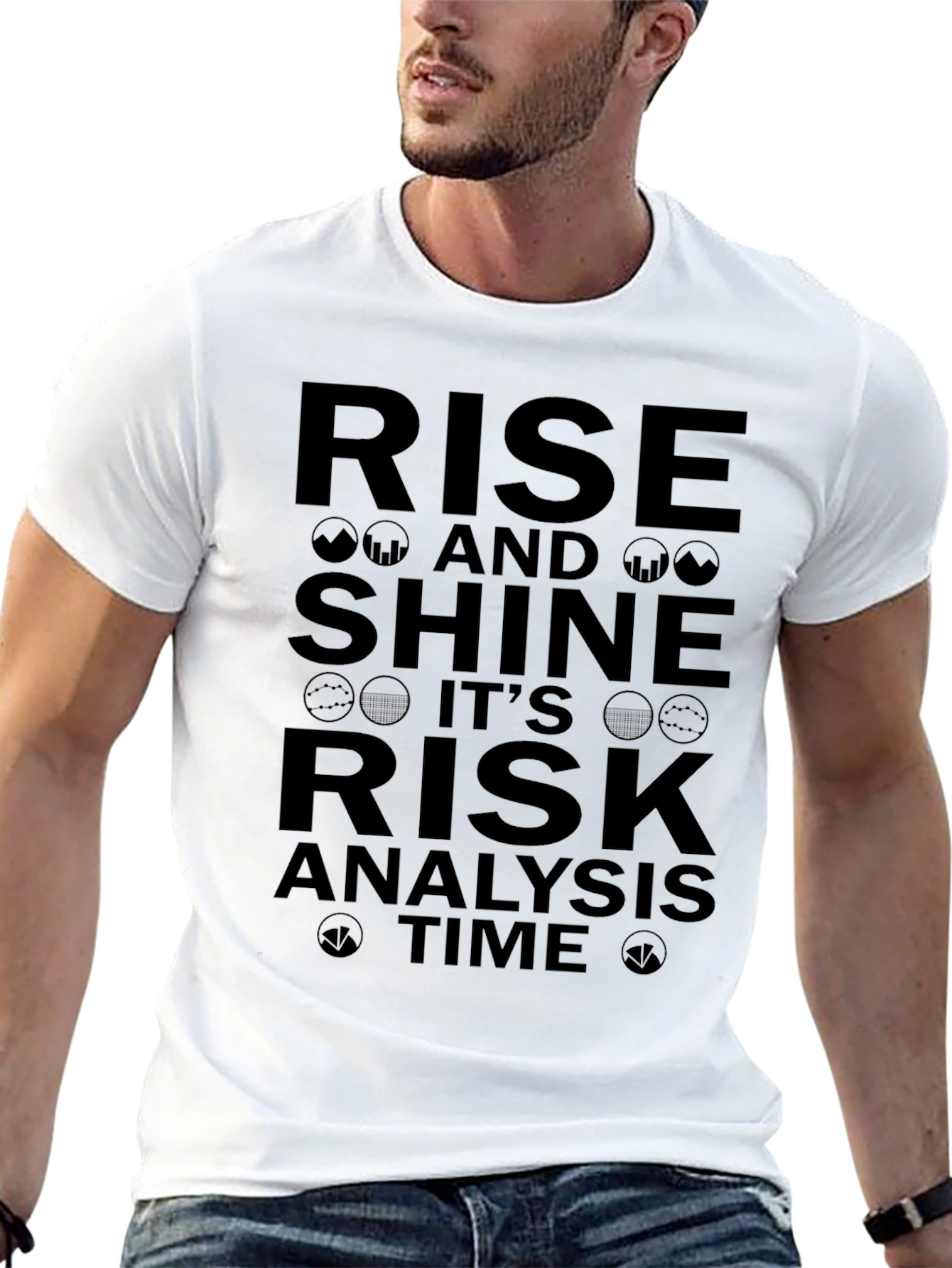 Rise and Shine Risk Analysis T-Shirt - Black