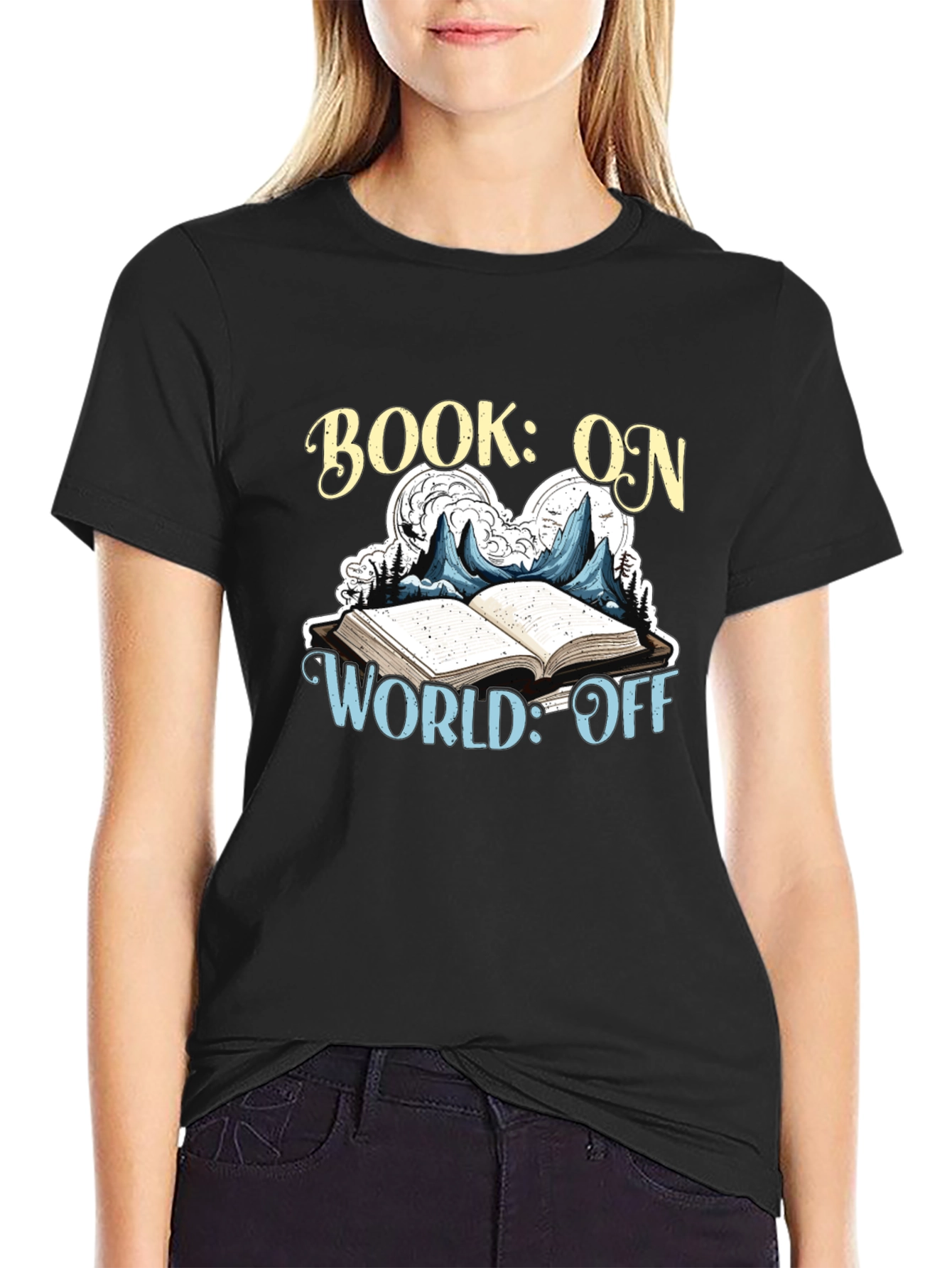 Book On World Off Graphic T-Shirt