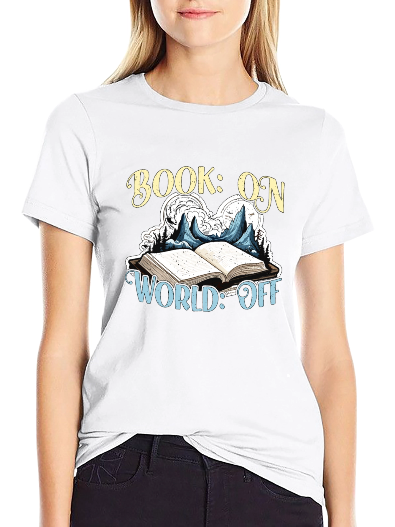 Book On World Off Graphic T-Shirt