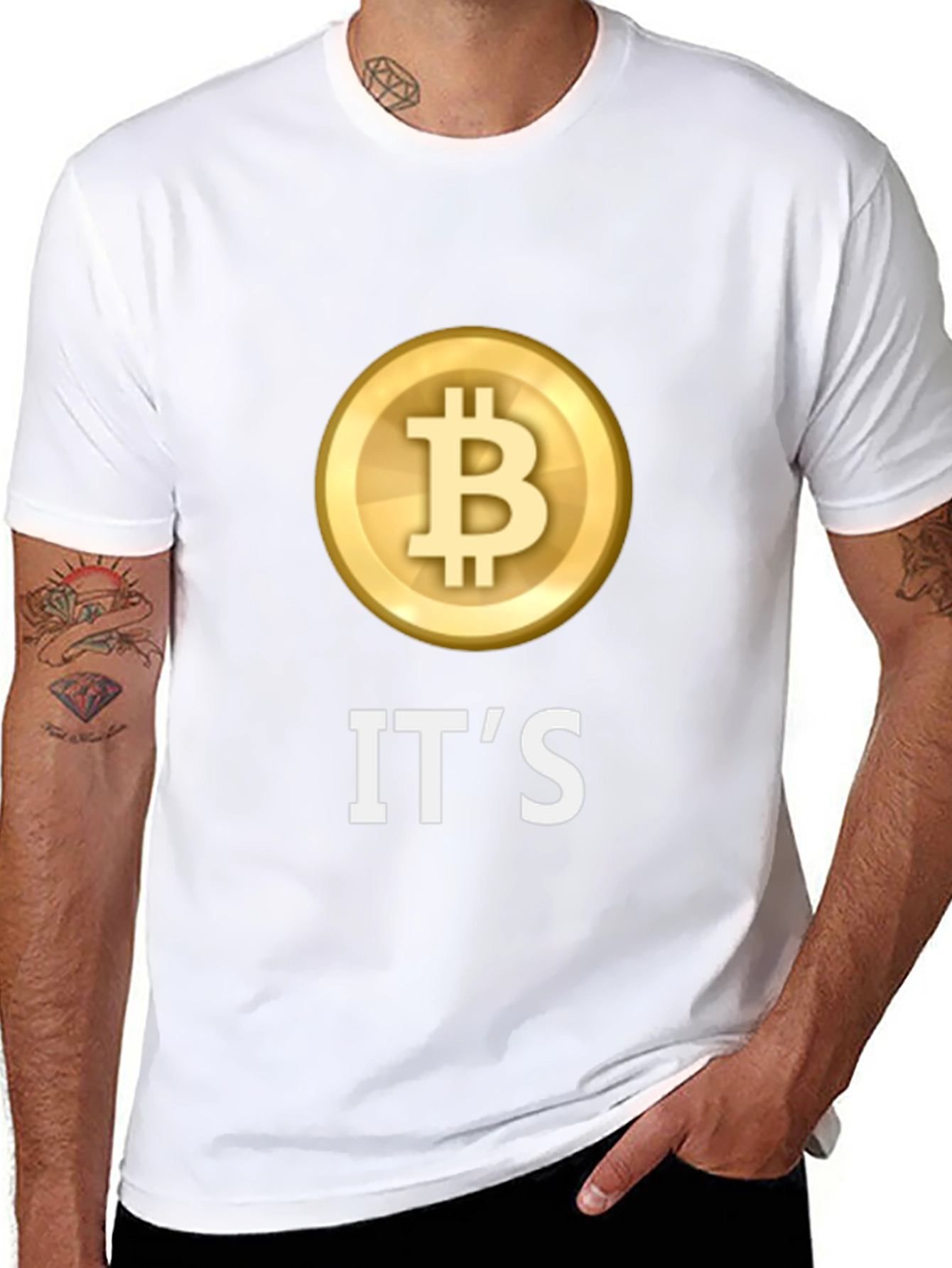 Bitcoin Its T-Shirt - Crypto Enthusiast Tee