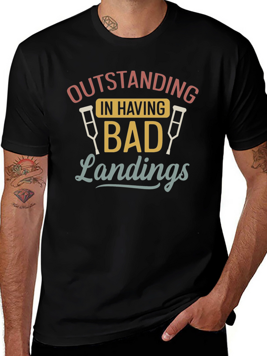 Outstanding Bad Landings Graphic T-Shirt