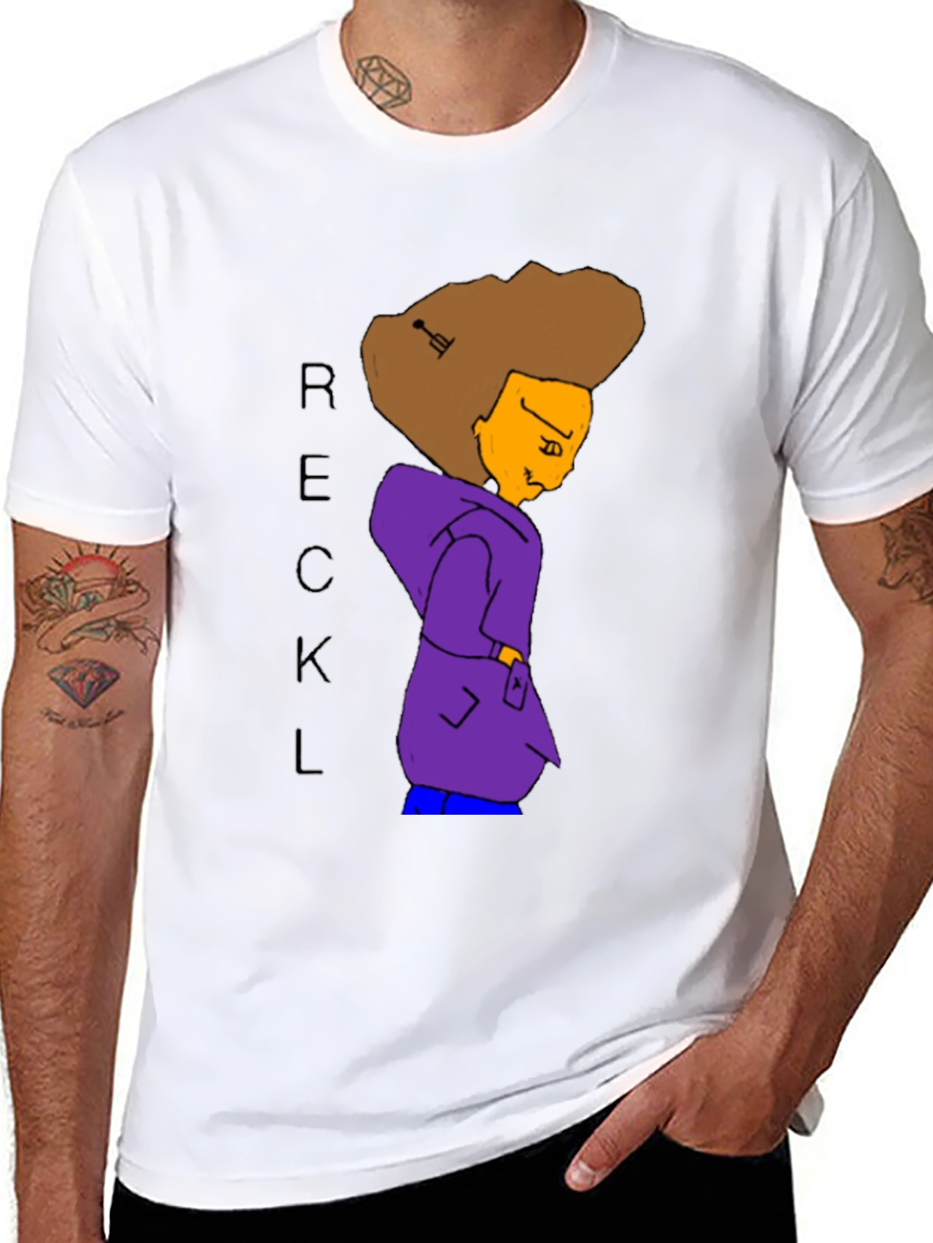 Reckless Cartoon T-Shirt