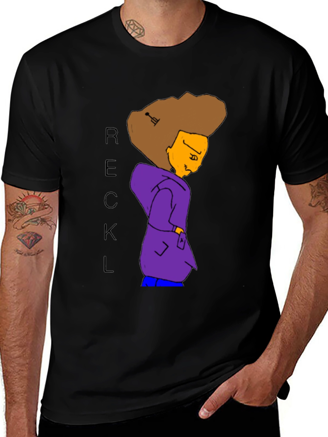 Reckless Cartoon T-Shirt