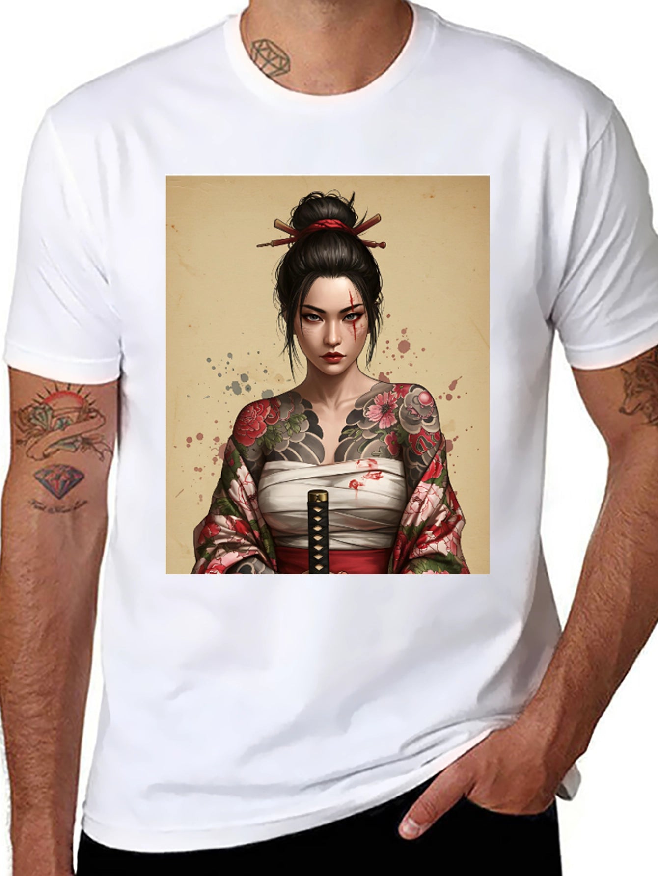 Samurai Woman Graphic Tee