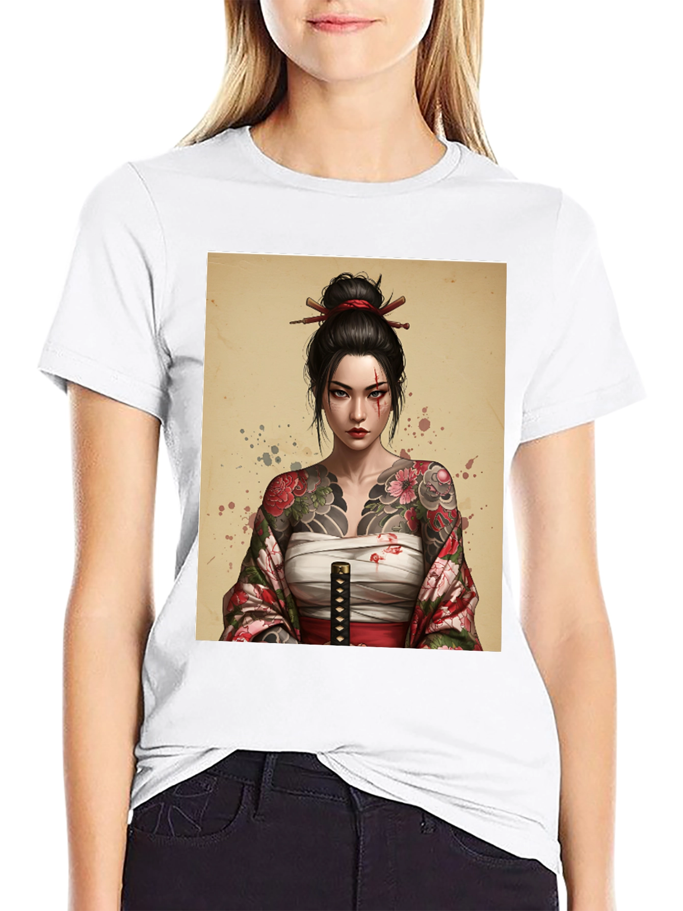 Samurai Woman Graphic Tee