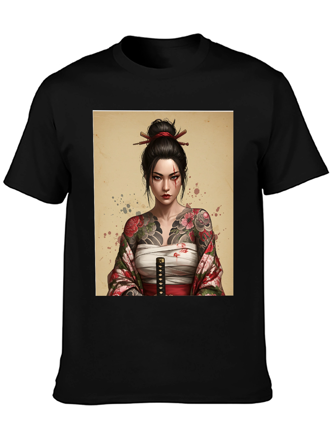 Samurai Woman Graphic Tee