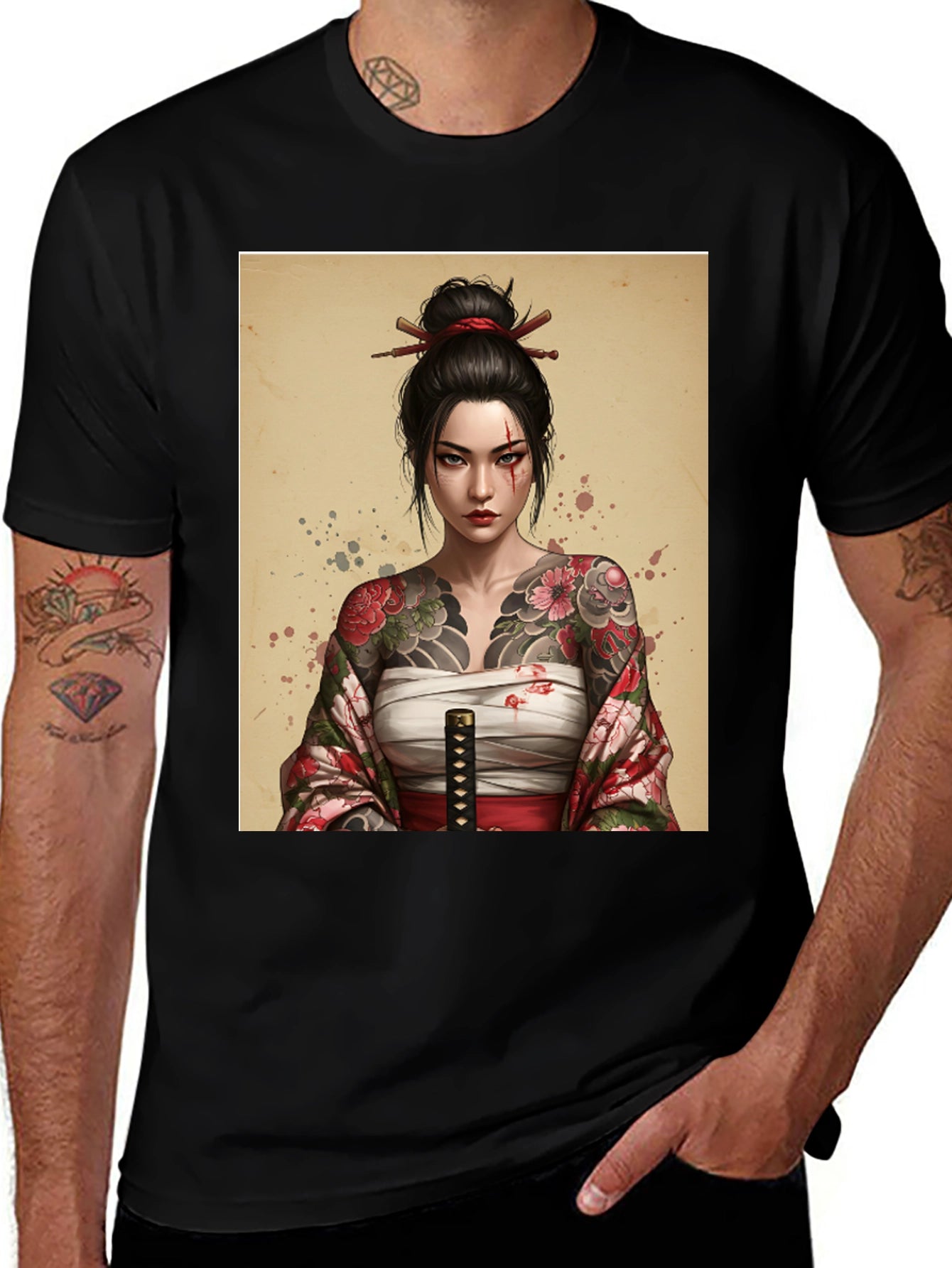Samurai Woman Graphic Tee