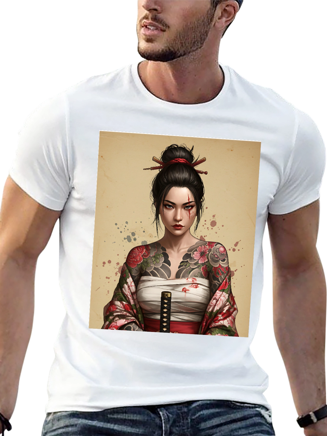 Samurai Woman Graphic Tee
