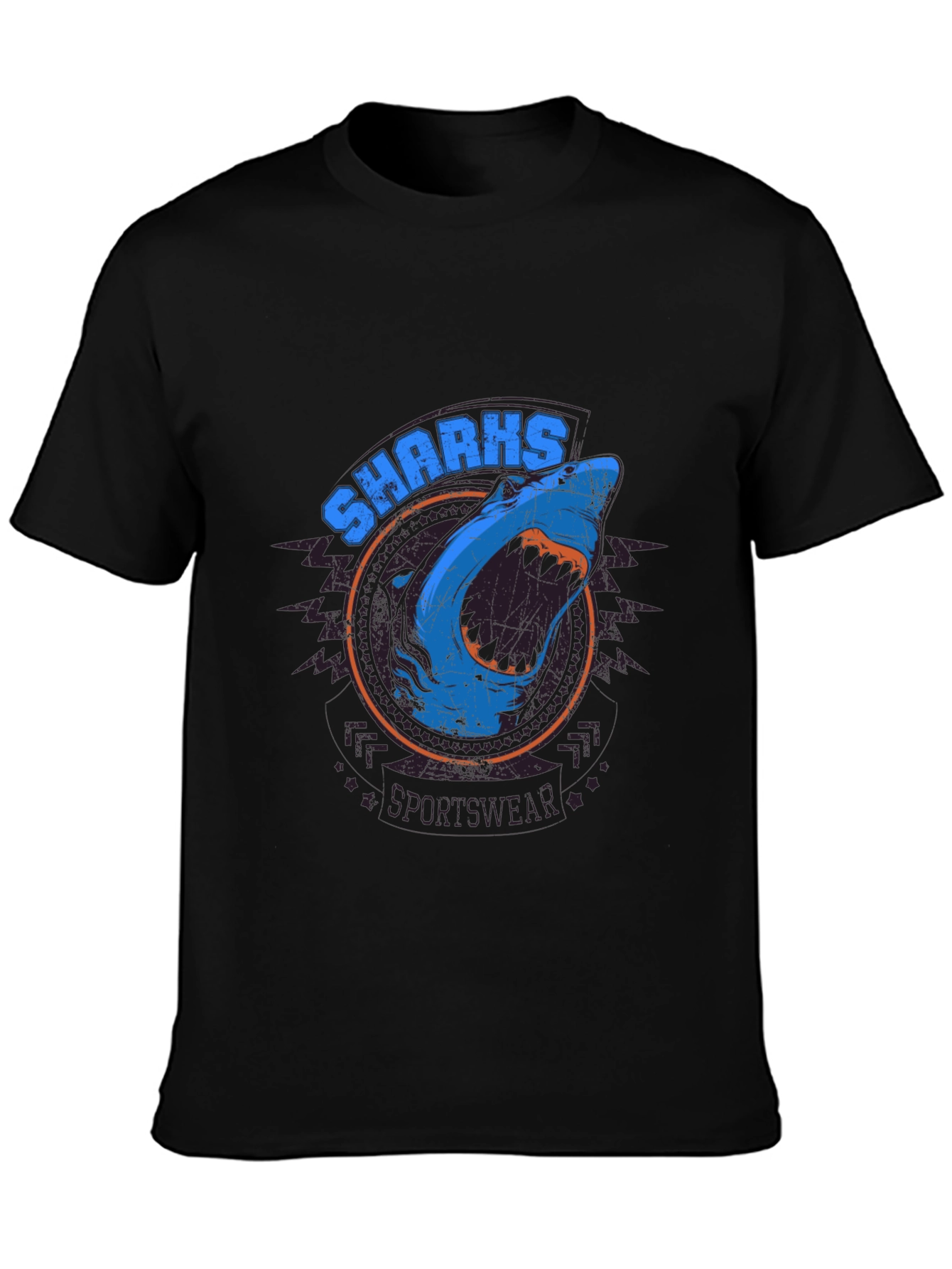 Shark Sportswear Graphic Print T-Shirt