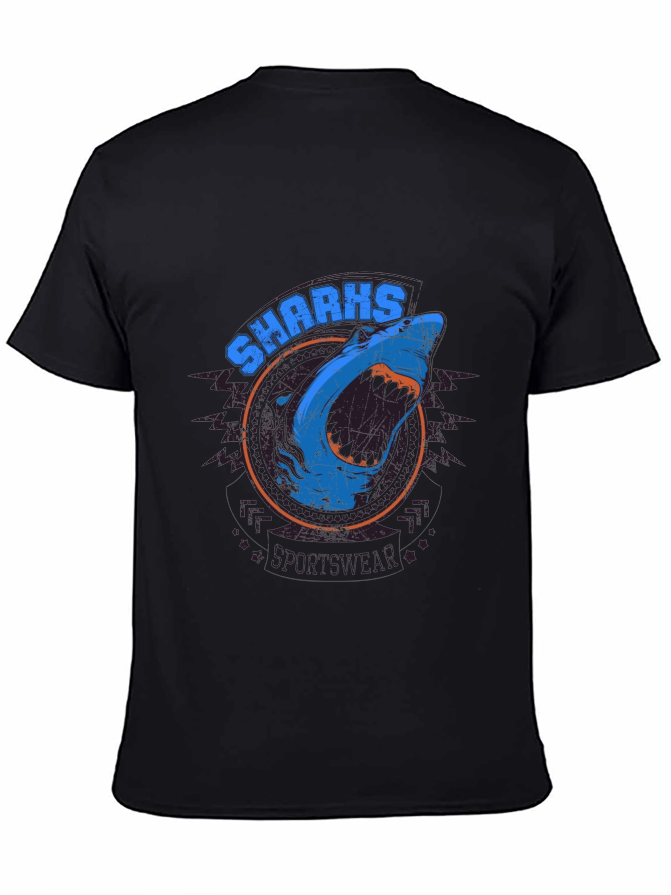 Shark Sportswear Graphic Print T-Shirt