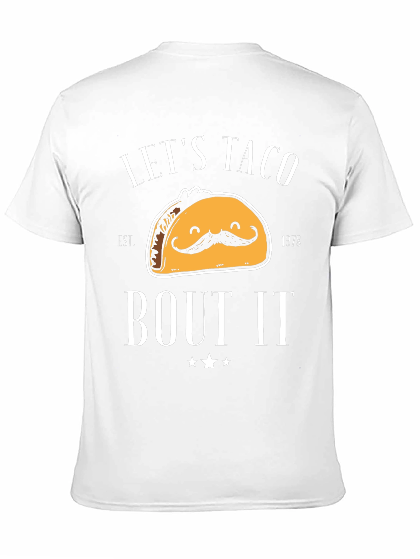 Lets Taco Bout It Black Graphic T-Shirt