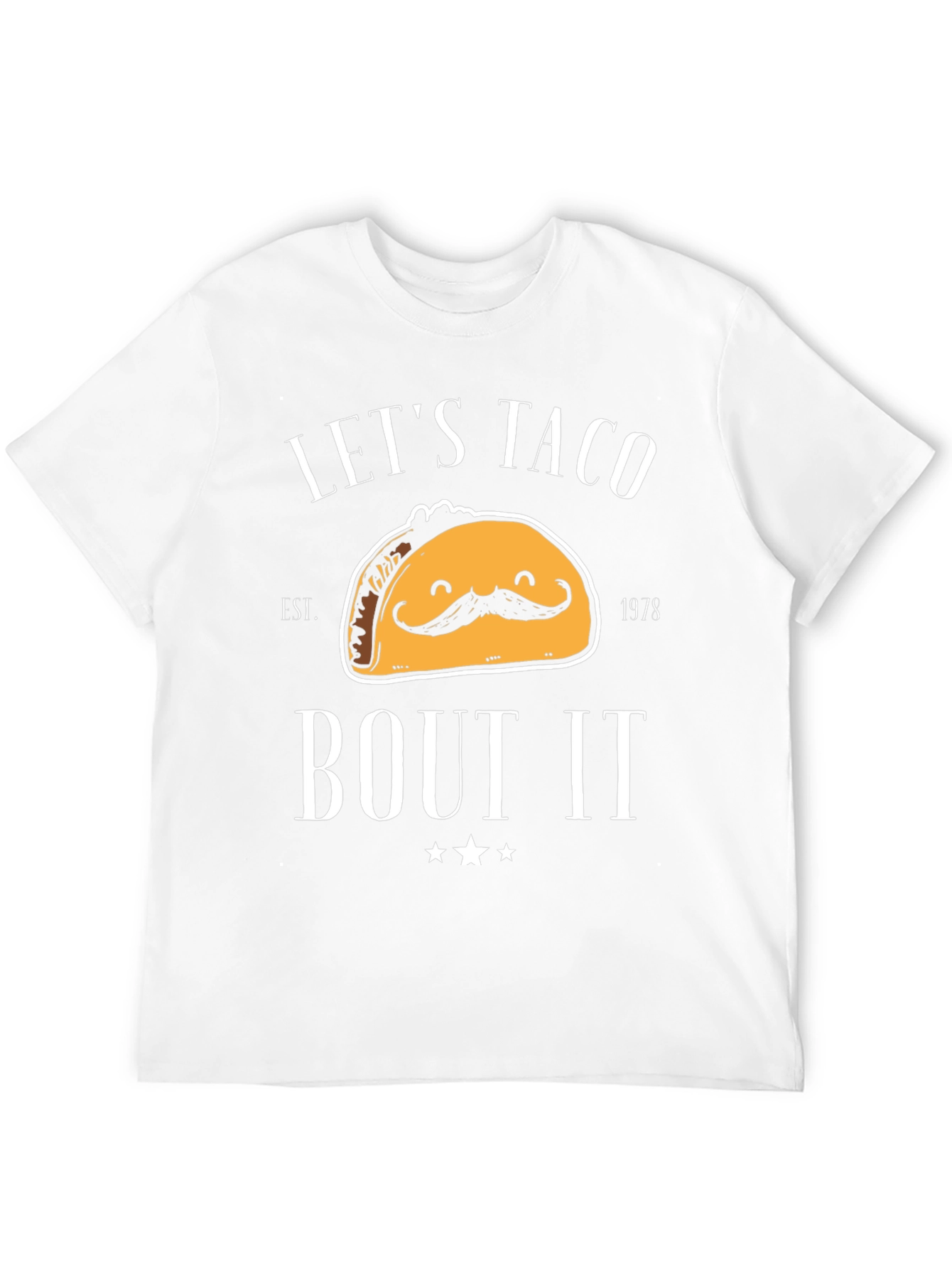 Lets Taco Bout It Black Graphic T-Shirt