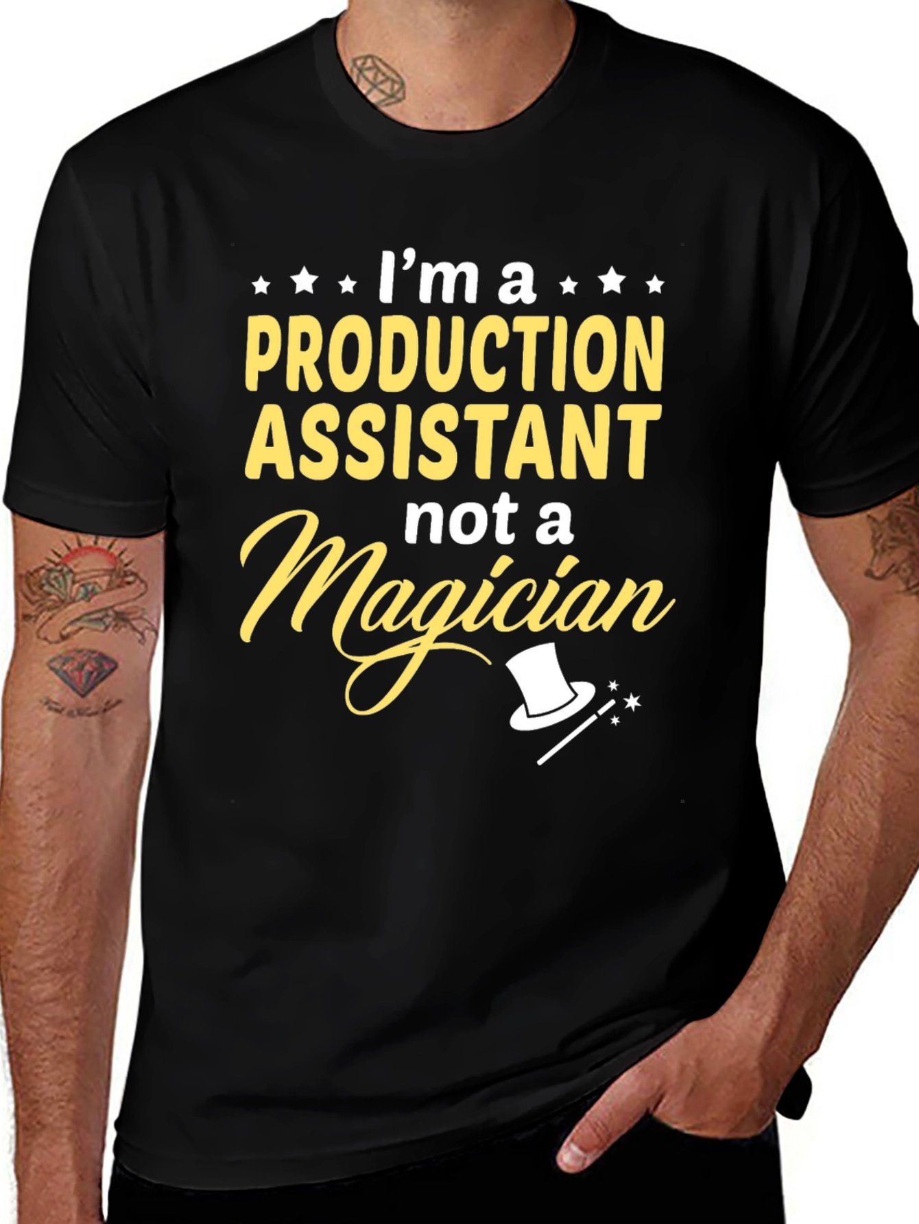 Production Assistant T-Shirt - Not a Magician