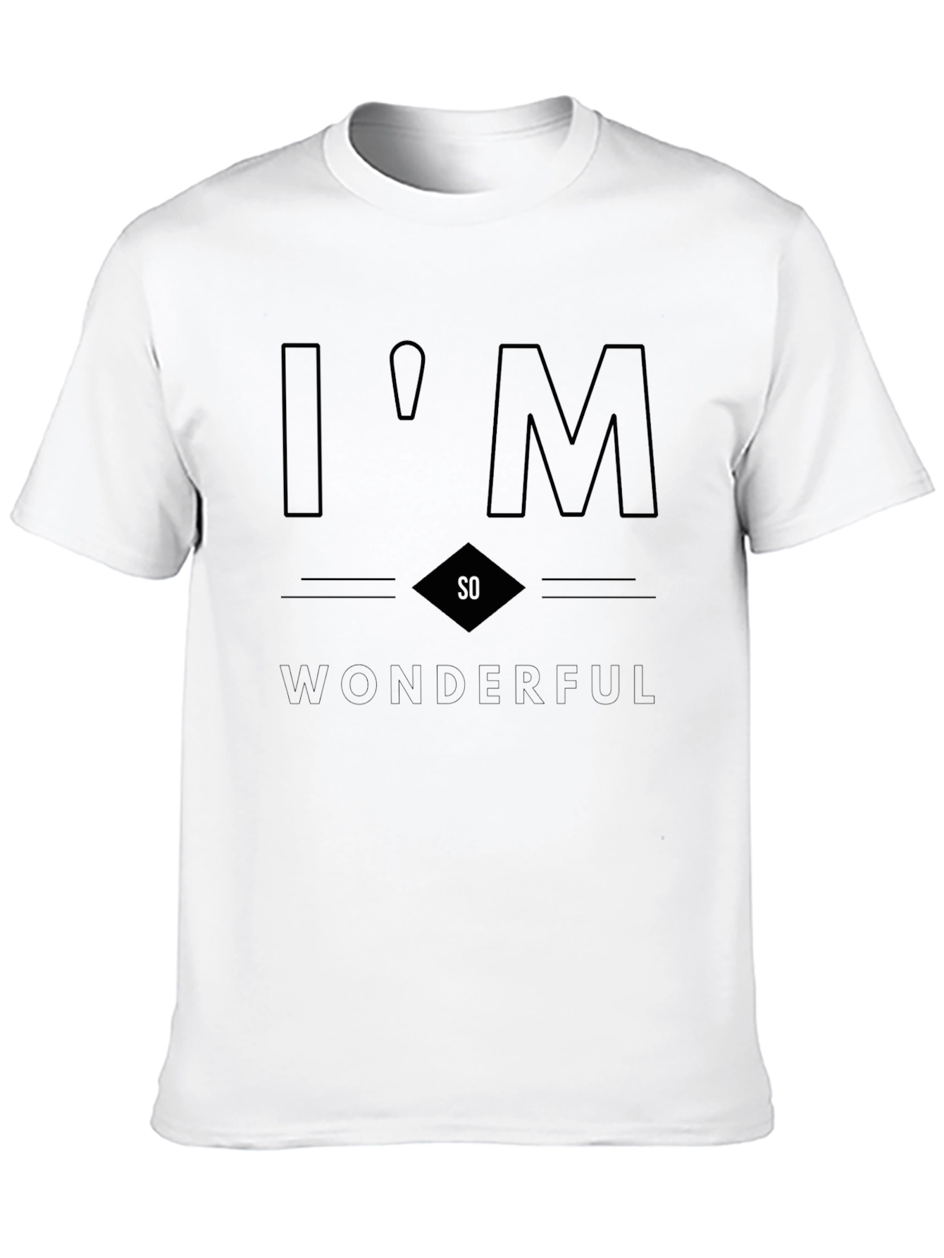 Im So Wonderful Graphic Tee - Black
