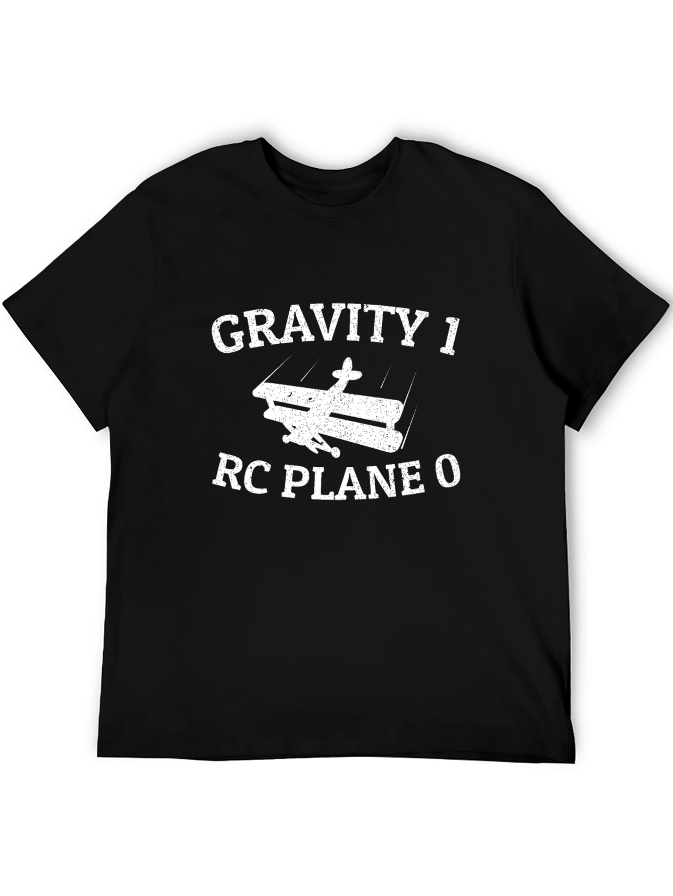 Gravity 1 RC Plane 0 Black T-Shirt